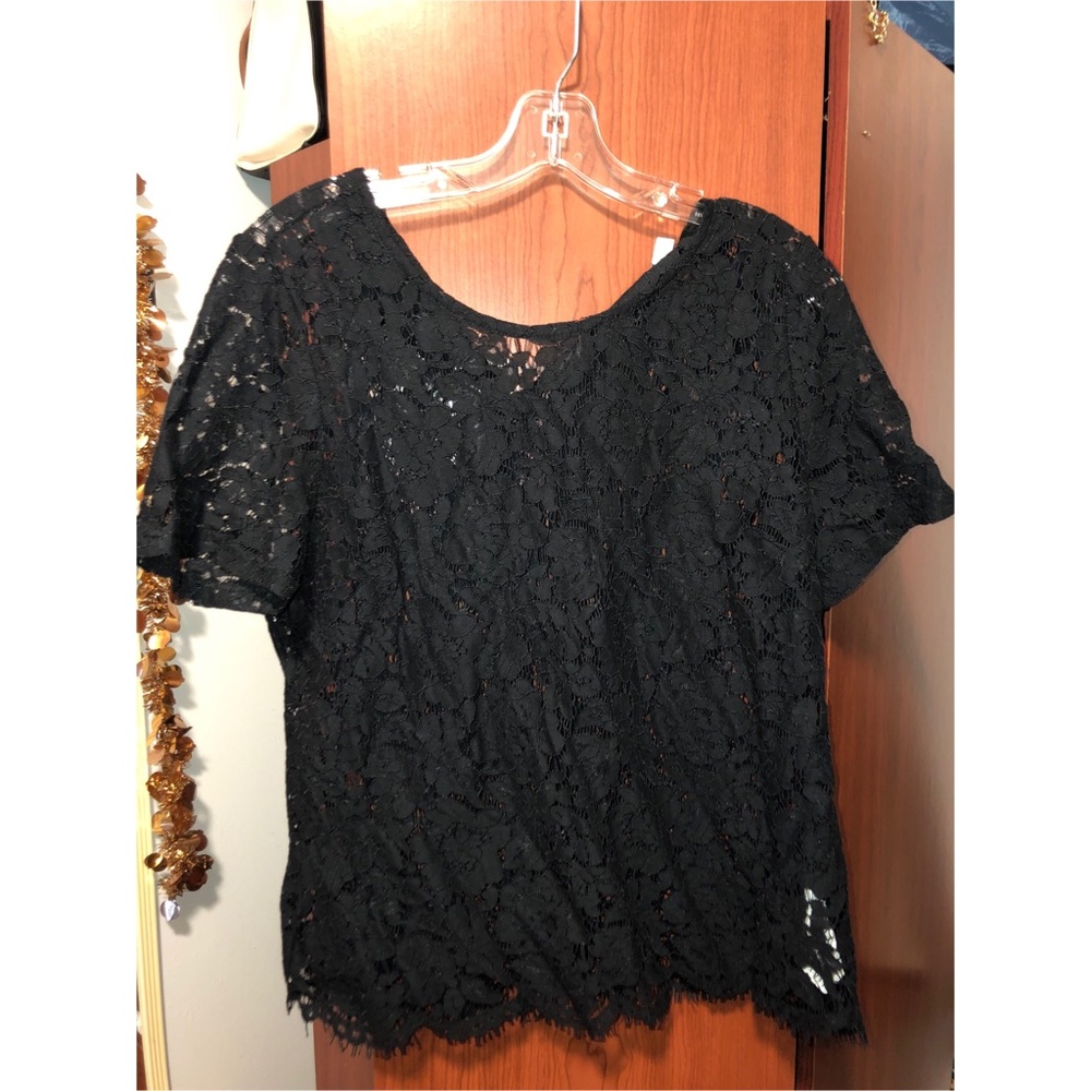 Black Lace Top